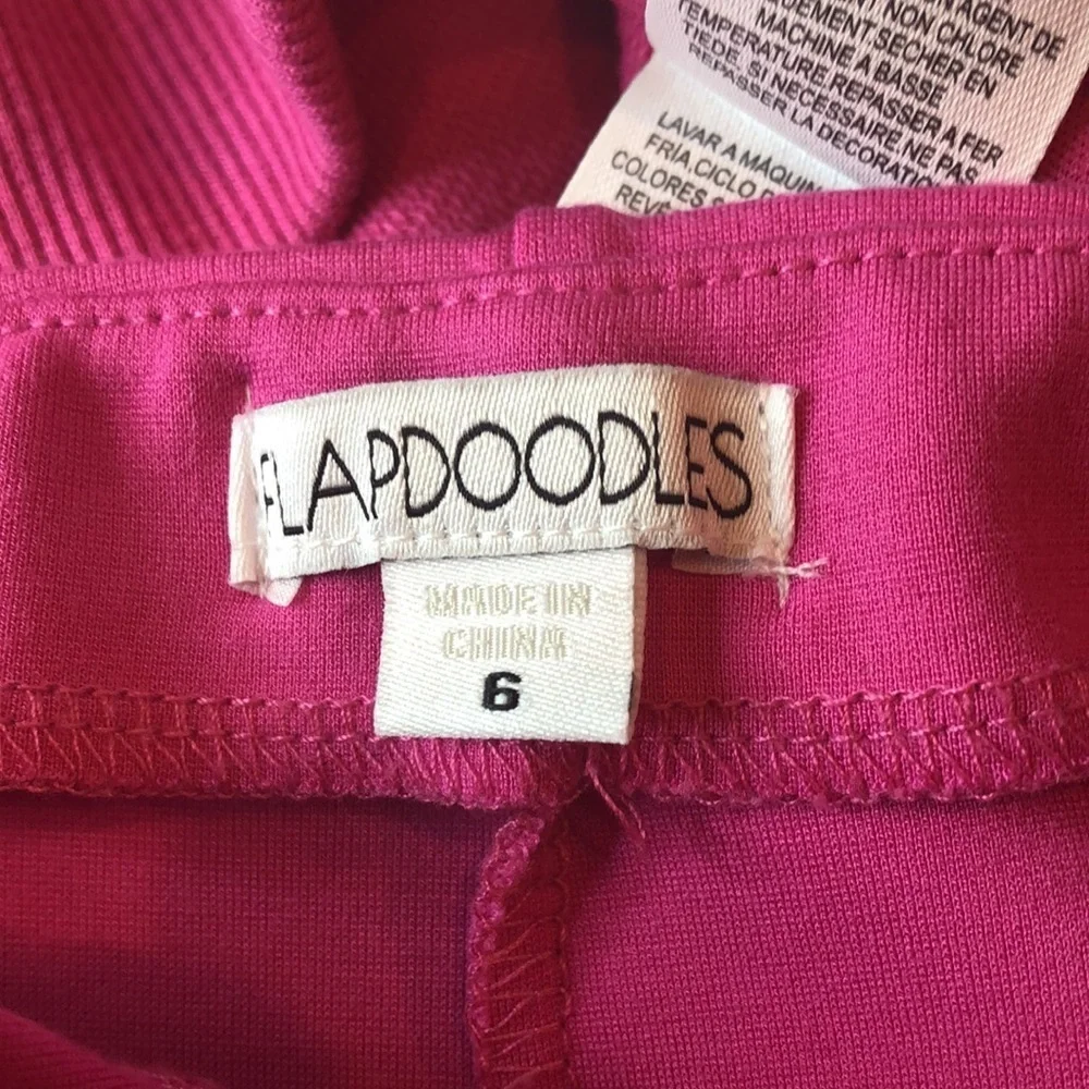 FLAPDOODLES 2Pcs Barbie Pink Sequin Hooded Top & Pants Set Girls size 6 EUC